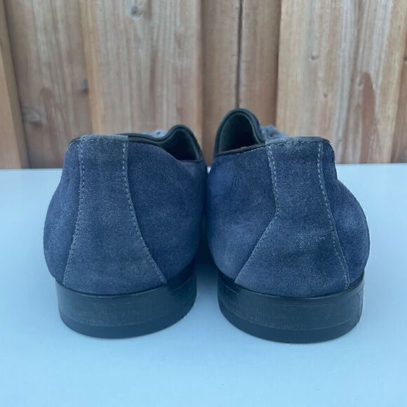 To Boot New York Adam Derrick Mens 11.5 Blue Suede Tassel Loafers Italy - Picture 13 of 13